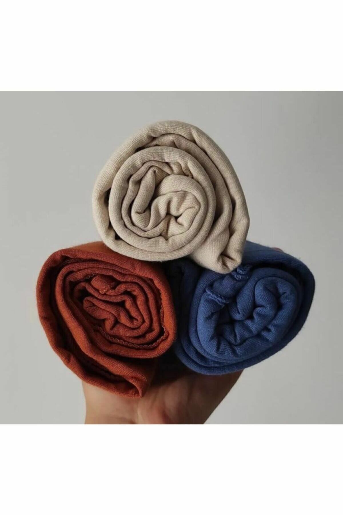 Kadın 3'lü Penye Şal Set