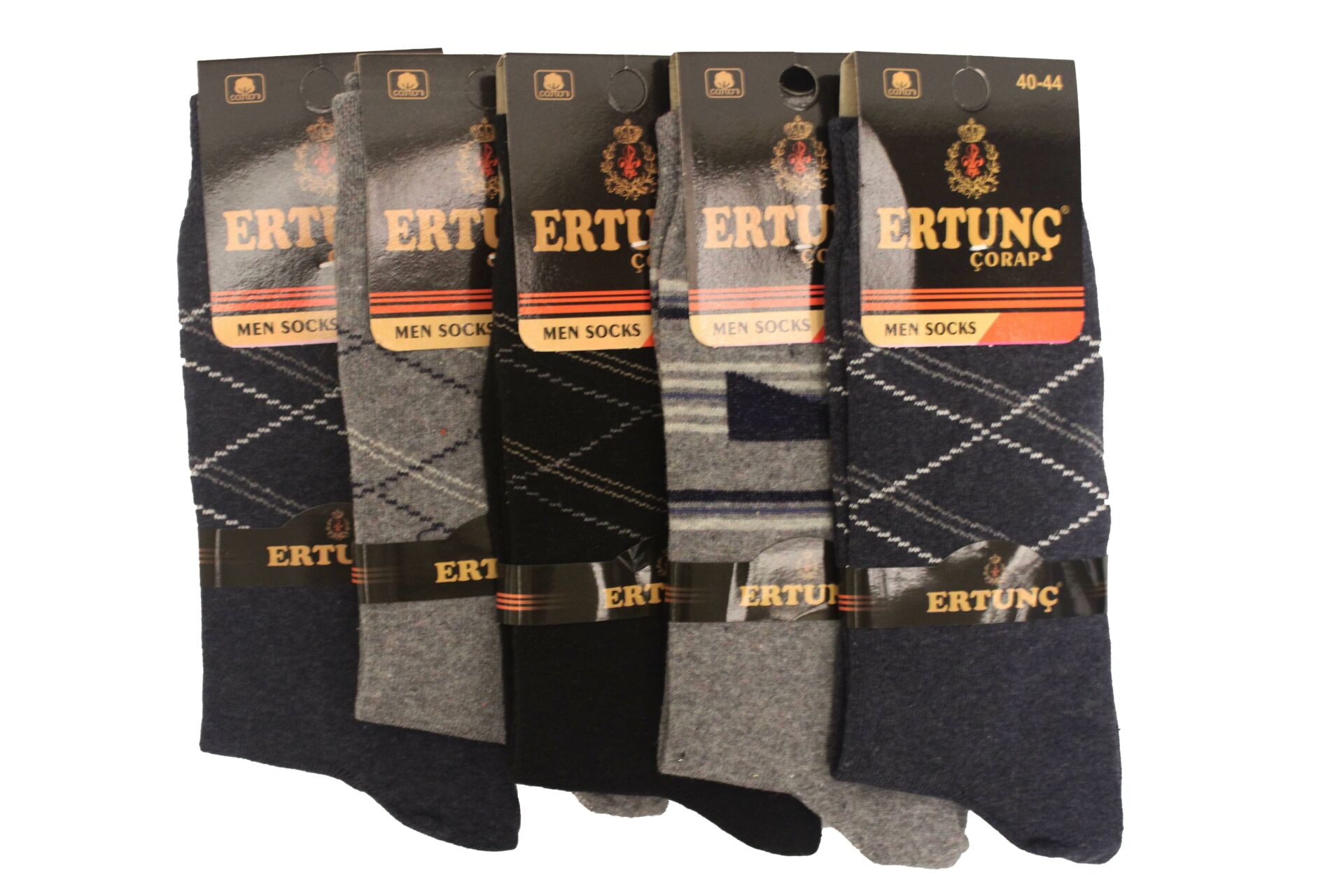 Alcanavm 5 Adet Renkli Kare Desenli Erkek Çorap 8689321355266