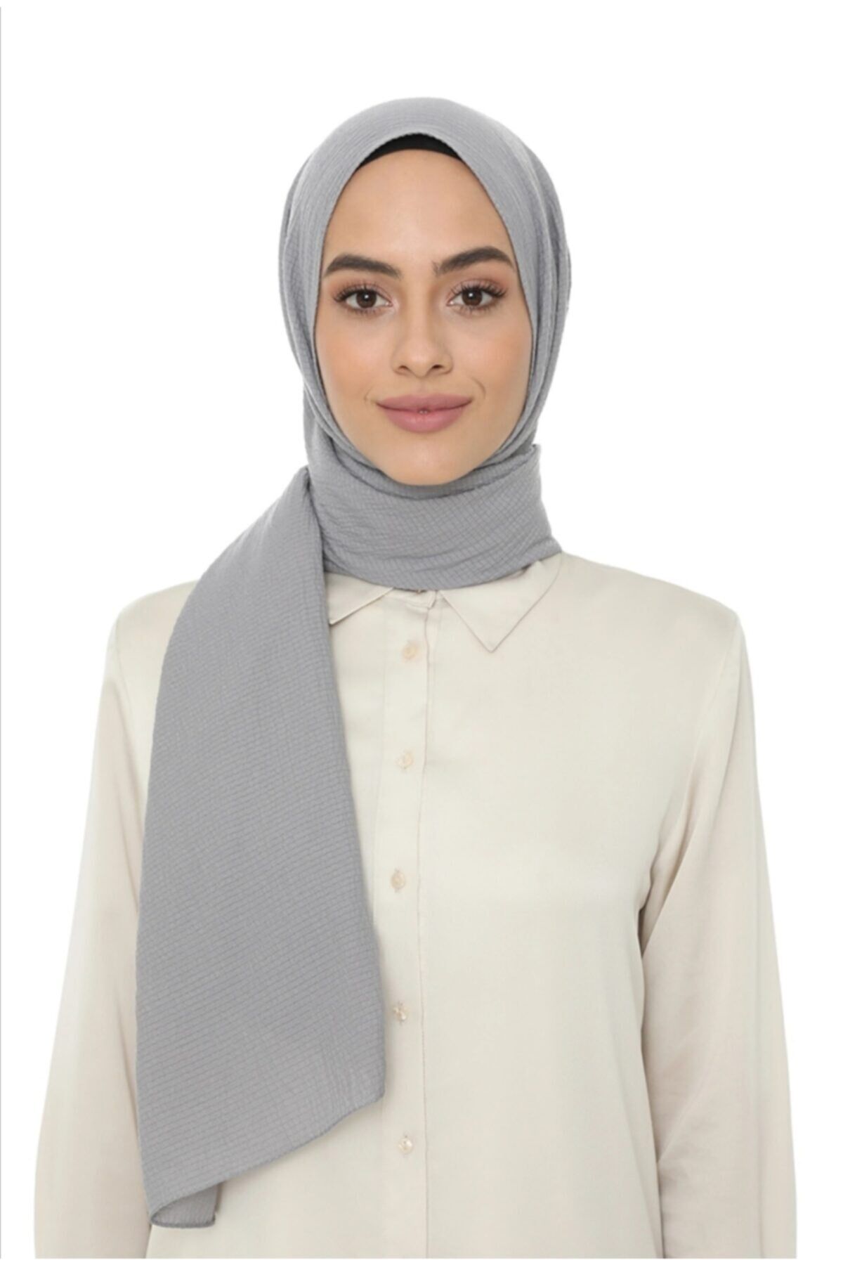 Mio Naturel Cazz Şal Gri