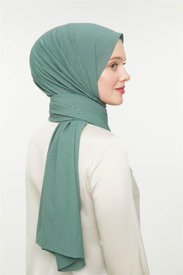 Yosun Yeşili Naturel Cazz Şal TYC00853849183
