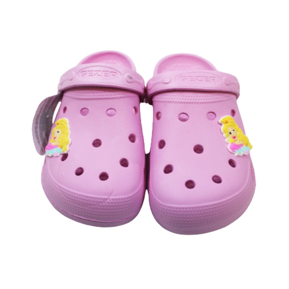 Gezer Çocuk Crocs Banyo Terliği Pembe Renkli