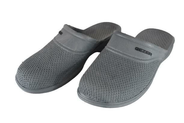 Gezer Gri Önü kapalı Banyo Bahçe Erkek Terliği GT6YMM.10261.00