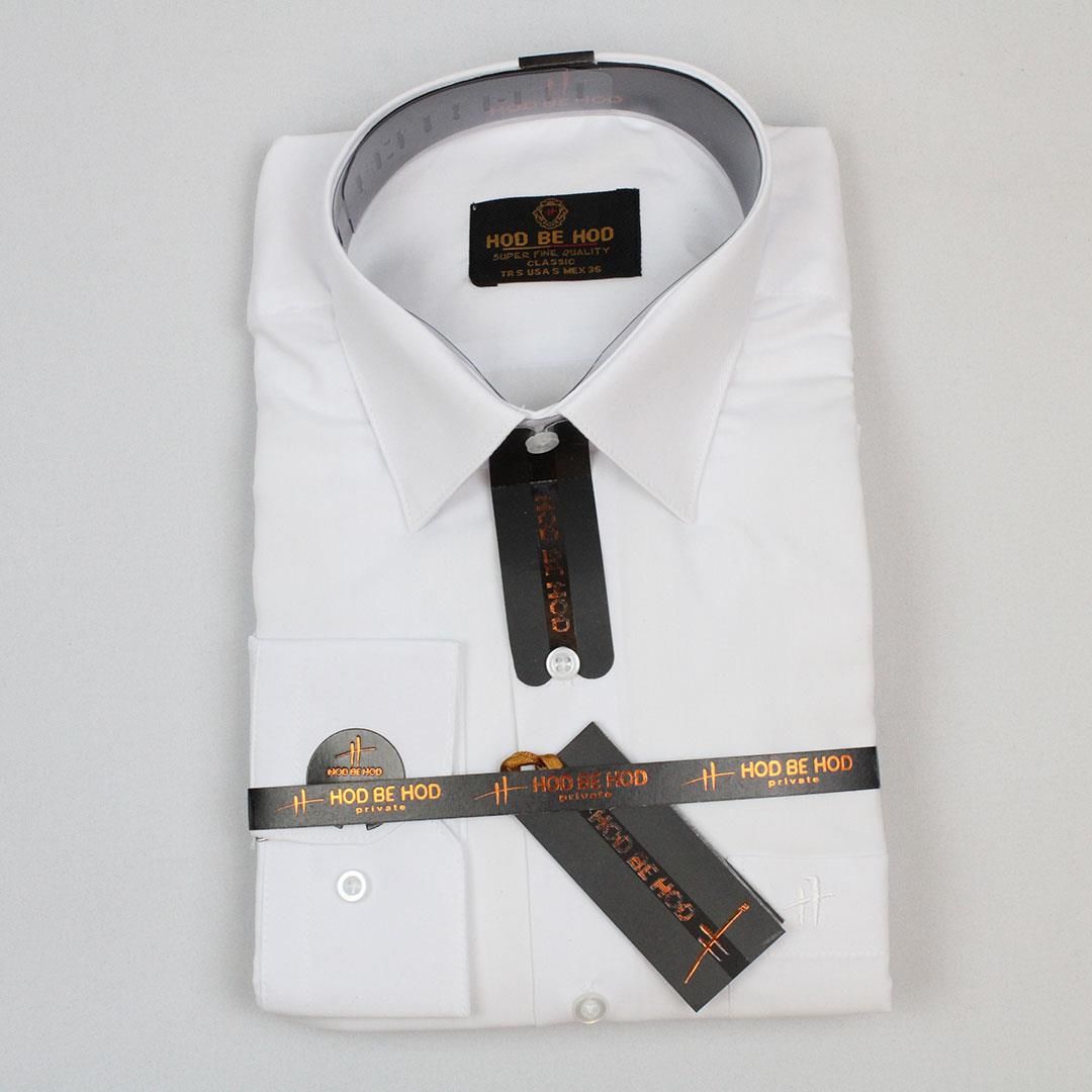 Hodbehod Clasik Uzun Kollu Beyaz Erkek Gömleği 8689020354682