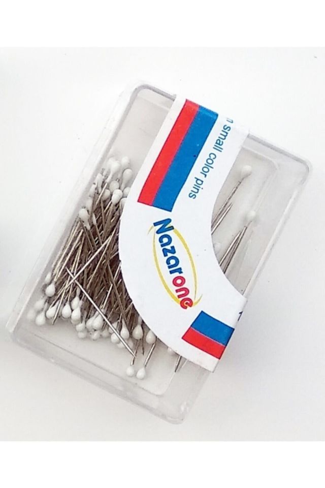 Siyah -renkli-gri-beyaz Başlı Toplu Iğne 1000 Adet