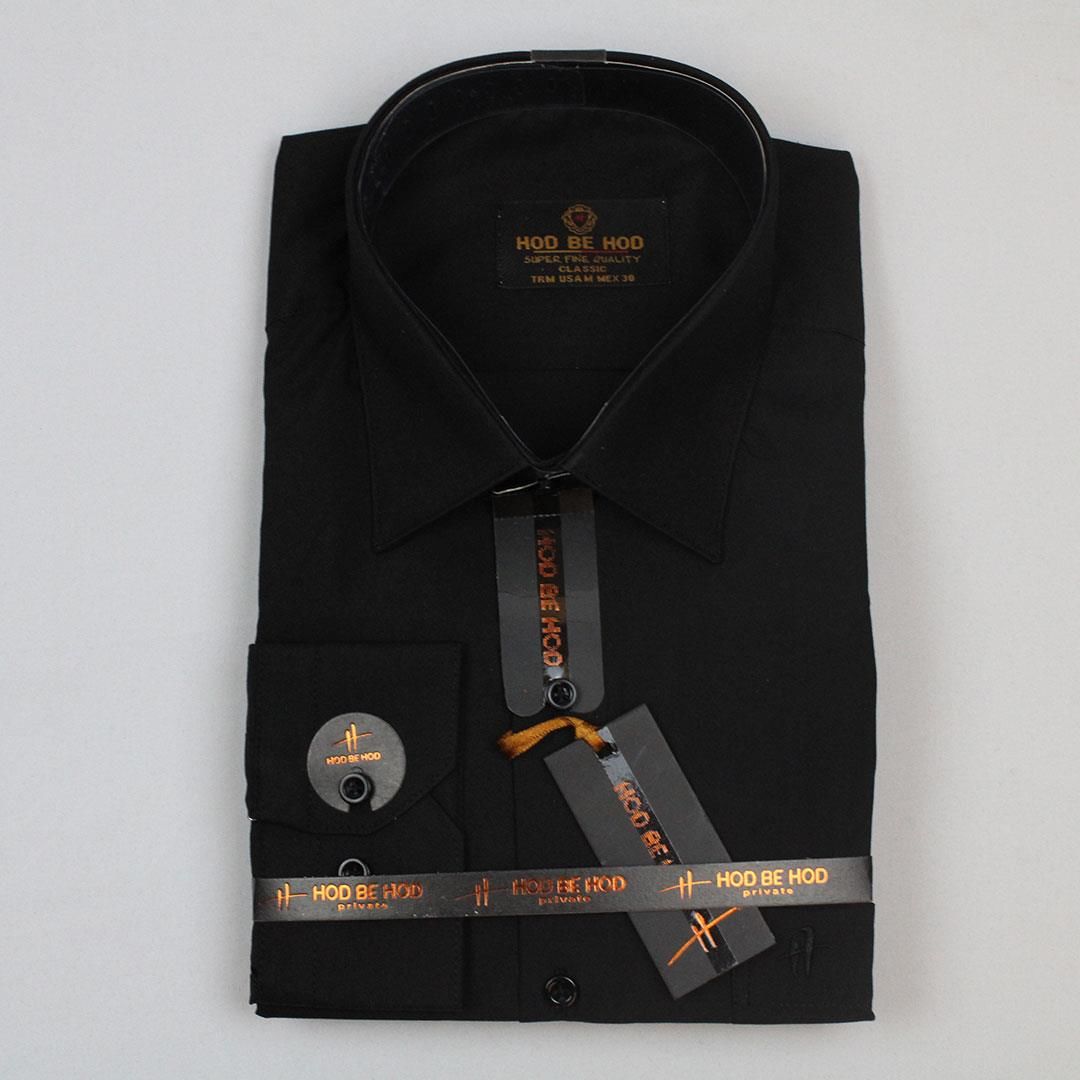 Hodbehod Calassic Siyah Uzun Kollu Erkek Gömleği 8689020354684