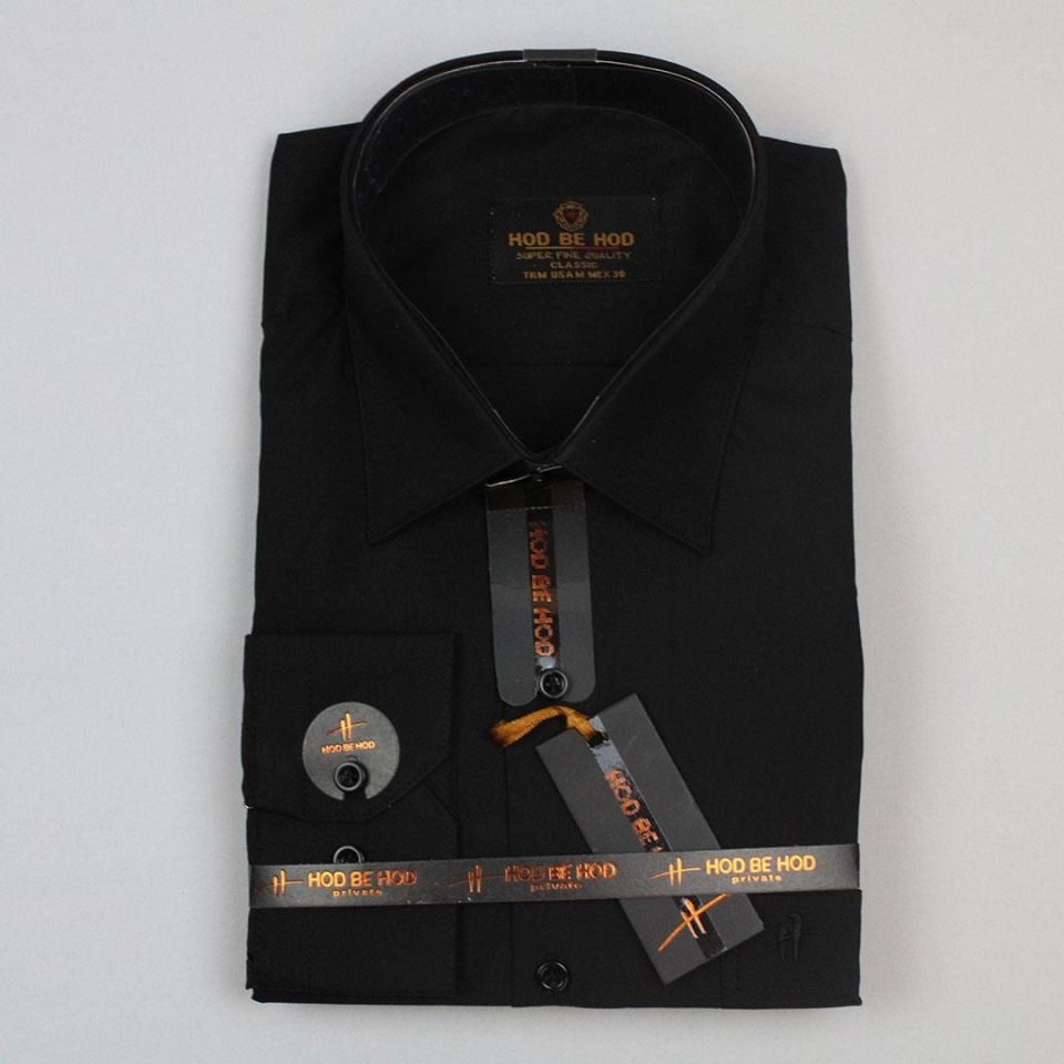 Hodbehod Calassic Siyah Uzun Kollu Erkek Gömleği 8689020354684