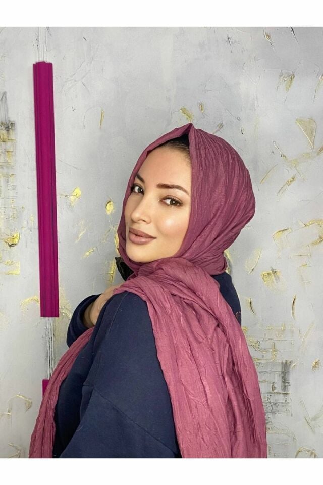 AlcanAvmBambu Kraş Şal Gül Kurusu