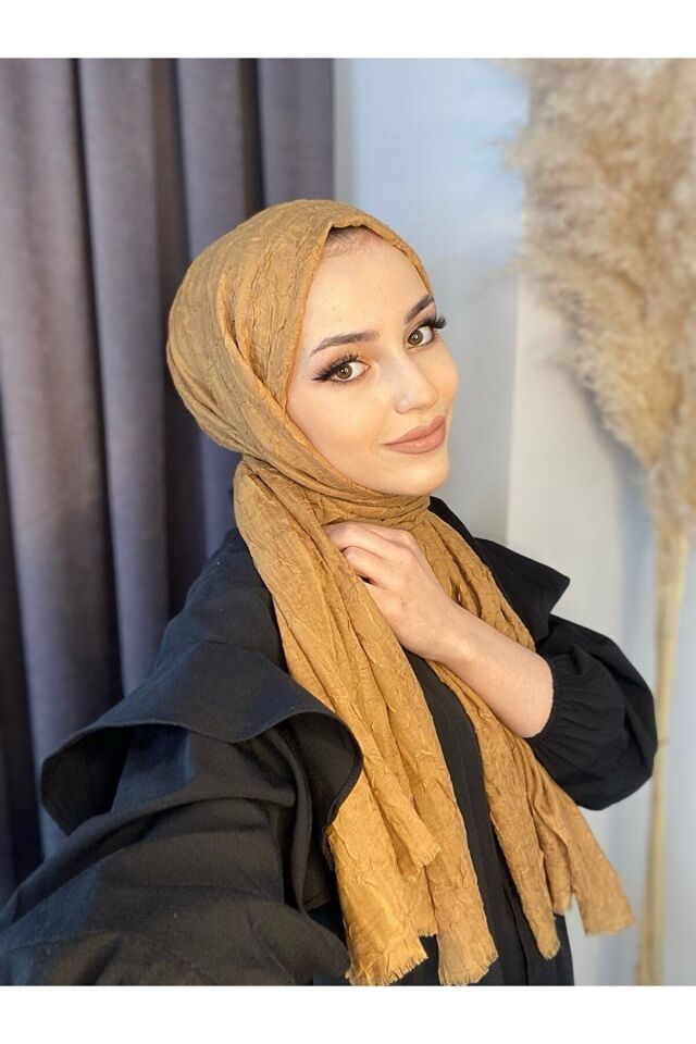 AlcanAvm Bambu Kraş Şal Altın