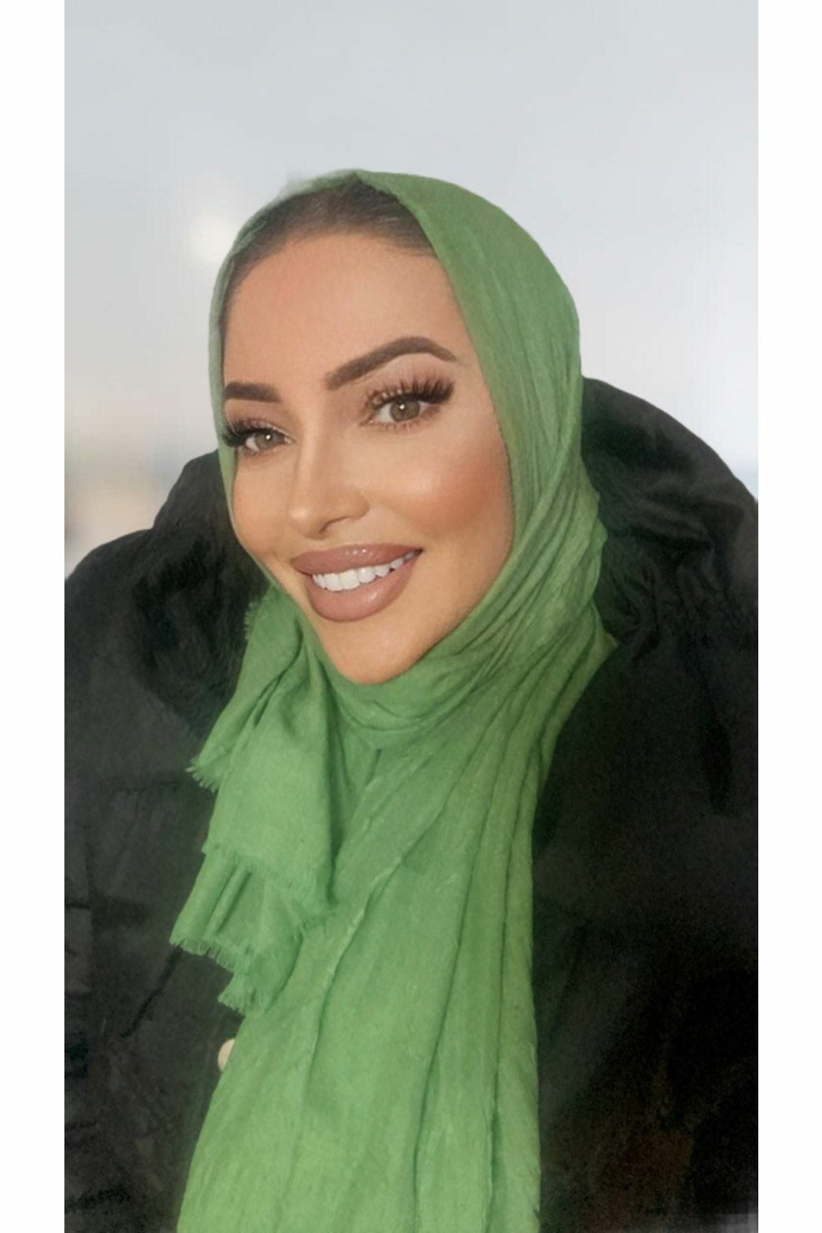 AlcanAvm Bambu Kraş Şal Çağla