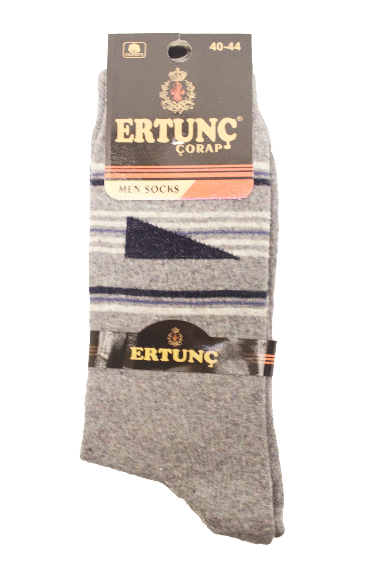 Alcanavm Gri Desenli, Uzun Boyunlu Erkek Çorap