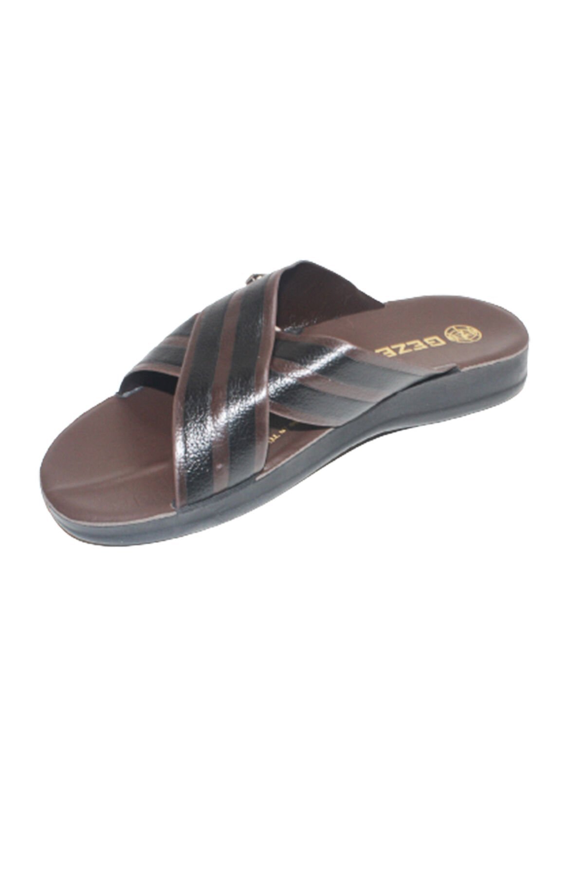 Gezer Kahverengi Siyah Erkek Terlik